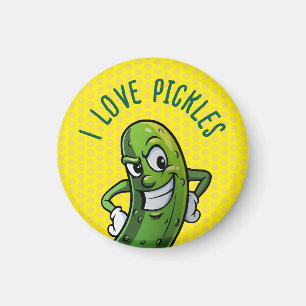 I Love Pickles Magnet