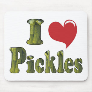 I Love Pickles Mouse Mat