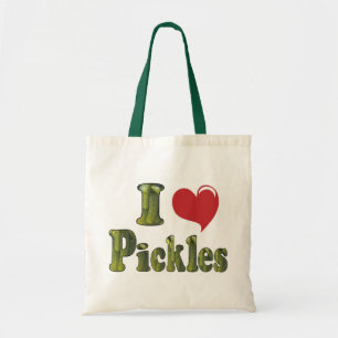 I Love Pickles Tote Bag