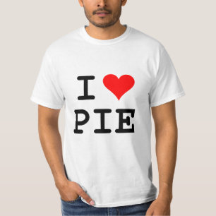 I love pie (black lettering) T-Shirt