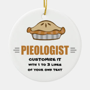 I Love Pie Ceramic Tree Decoration