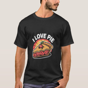 I Love Pie Retro Style Cherry Pie T-Shirt
