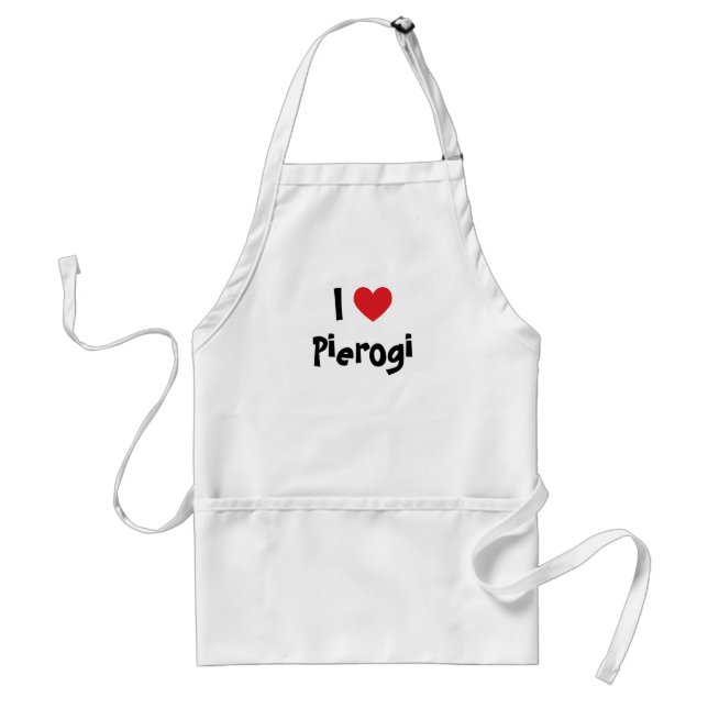 I Love Pierogi Standard Apron (Front)