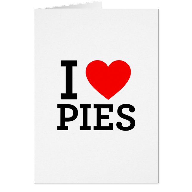 I Love Pies (Front)