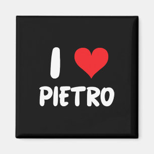 I Love Pietro - Heart - Name  Magnet