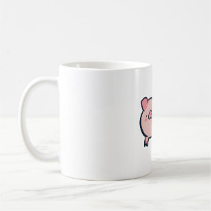 I love pig Delight � Cute Animal Art Coffee Mug