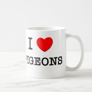 I Love PIGEONS Coffee Mug
