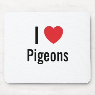 I love Pigeons Mouse Mat