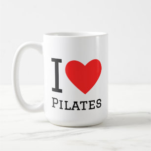 I love pilates coffee mug