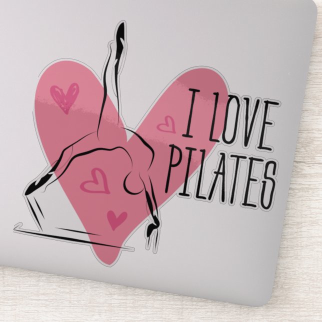 I LOVE PILATES Pilates Pose on Reformer (Detail)