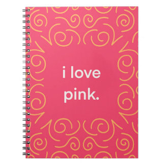 I love pink espresso music. notebook
