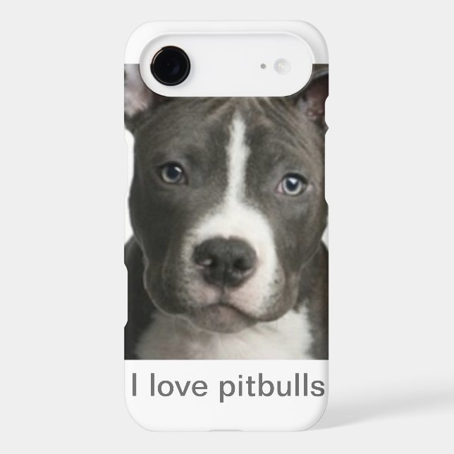 I love pitbulls Case-Mate iPhone case (Back)