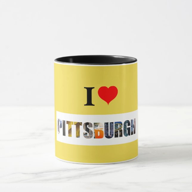 I Love Pittsburgh Mug (Center)