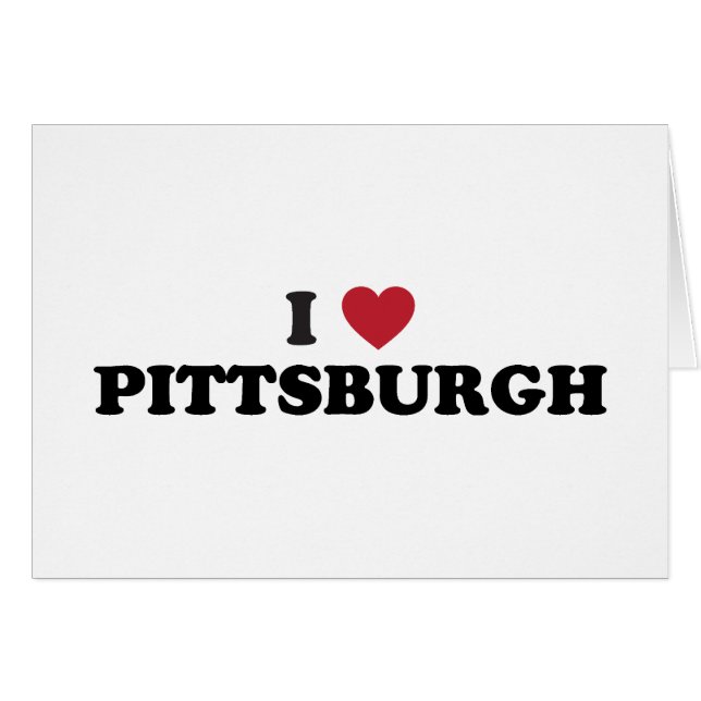 I Love Pittsburgh Pennsylvania (Front Horizontal)