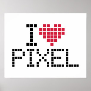 I love pixel poster