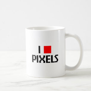 I Love Pixels Coffee Mug