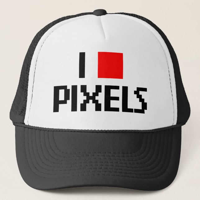 I Love Pixels Hat (Front)