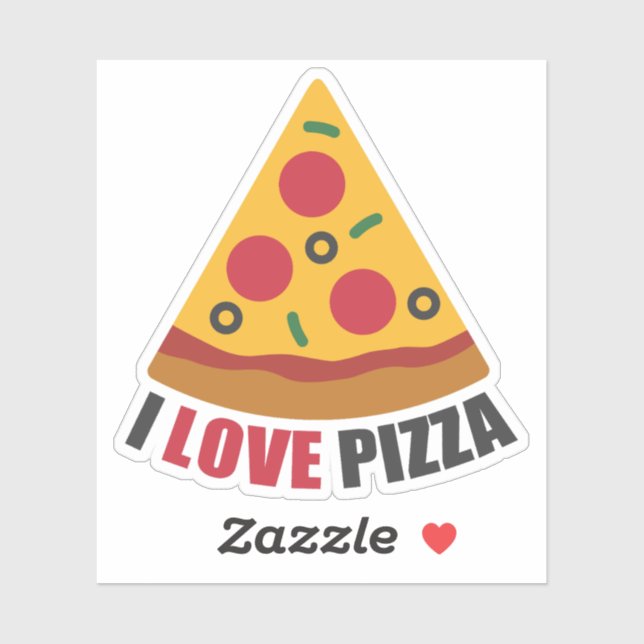 I LOVE PIZZA (Sheet)