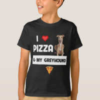 I Love Pizza and My Greyhound Racing Dog Pepperoni