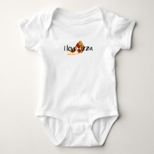 I love Pizza Baby Bodysuit