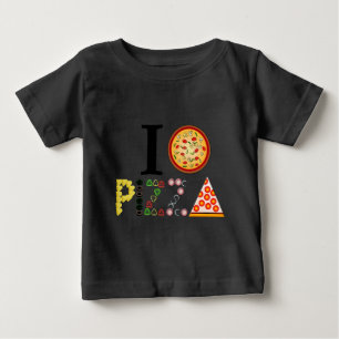 I Love Pizza Baby T-Shirt