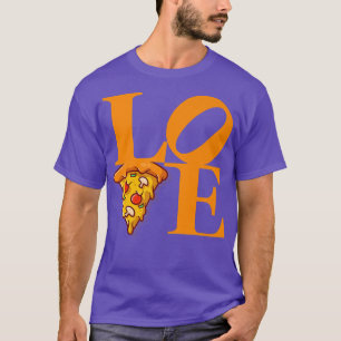 I Love Pizza Best Toppings Cheese Pepperoni Tomat T-Shirt