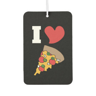 i love pizza car air freshener
