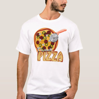 I Love Pizza -  Destroyed T-Shirt