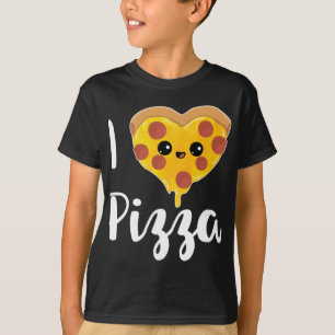 I love Pizza - Funny Foodie Cheese Salami Lover Gi T-Shirt