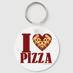 I love Pizza Key Ring