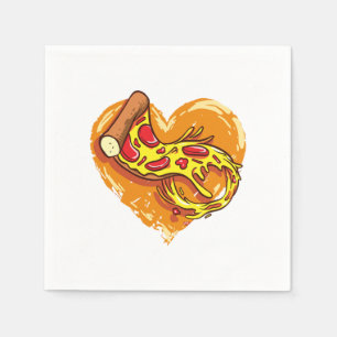 I Love Pizza Napkin