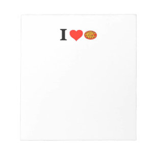 I Love Pizza Notepad