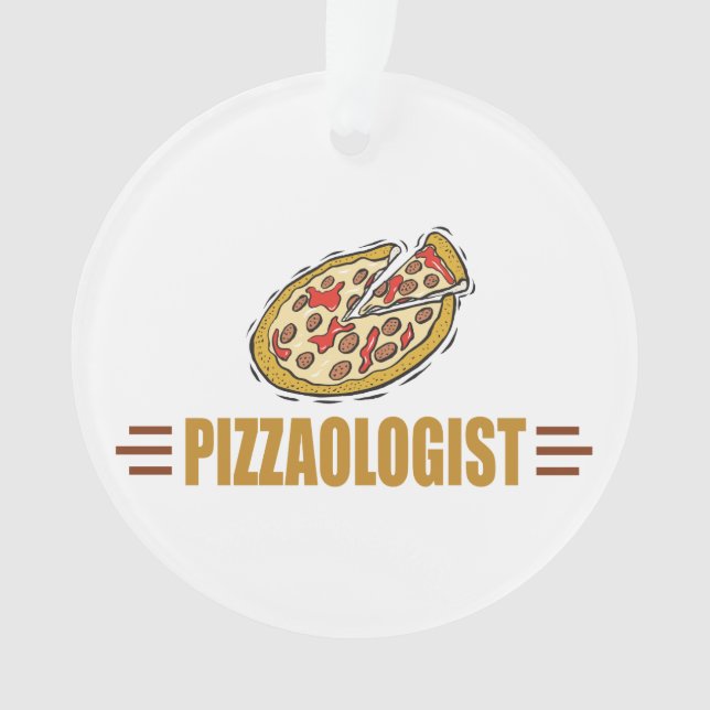 I Love Pizza Ornament (Front)