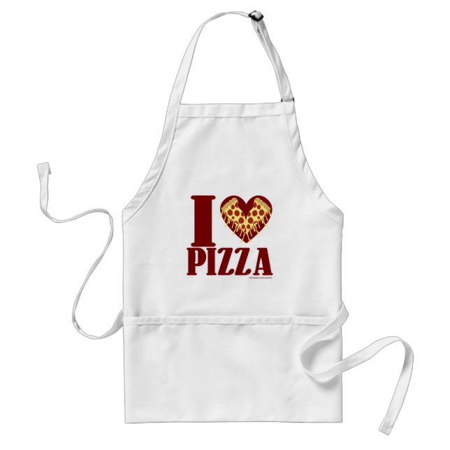 I Love Pizza Standard Apron (Front)