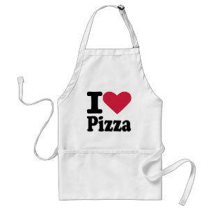 I love pizza standard apron