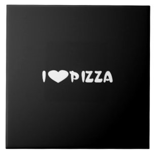 i love pizza tile