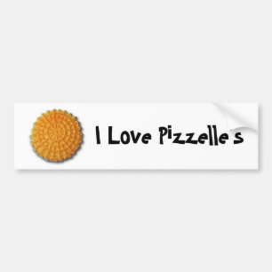 I love Pizzelle's Bumper Sticker