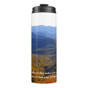 I love places  thermal tumbler