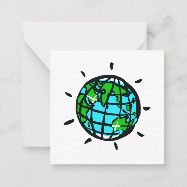 I love Planet EARTH -Conservation - Ecology Card (Front)