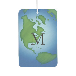 I Love Planet Earth Environmental Awareness Custom Car Air Freshener