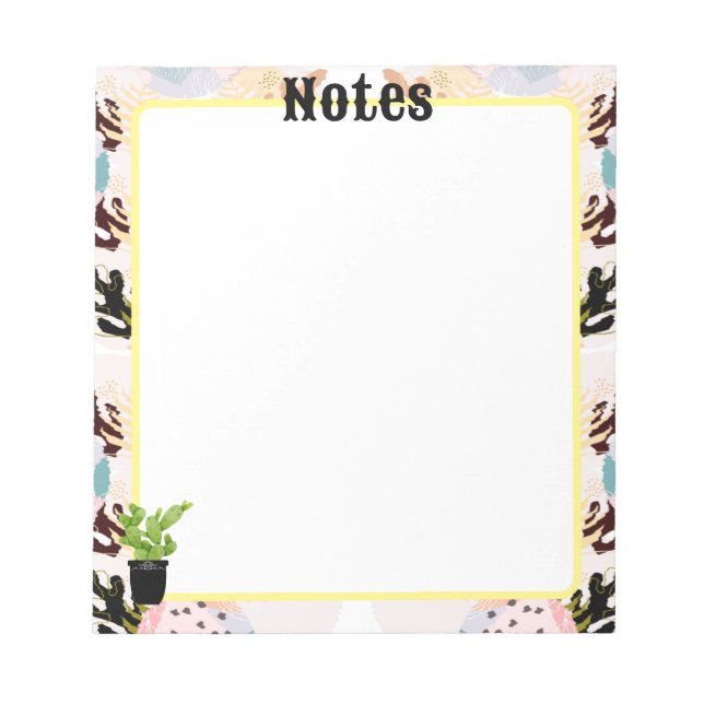 I Love Plants Notepad (Front)