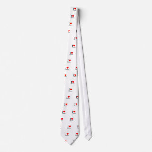 I Love Plastics Tie