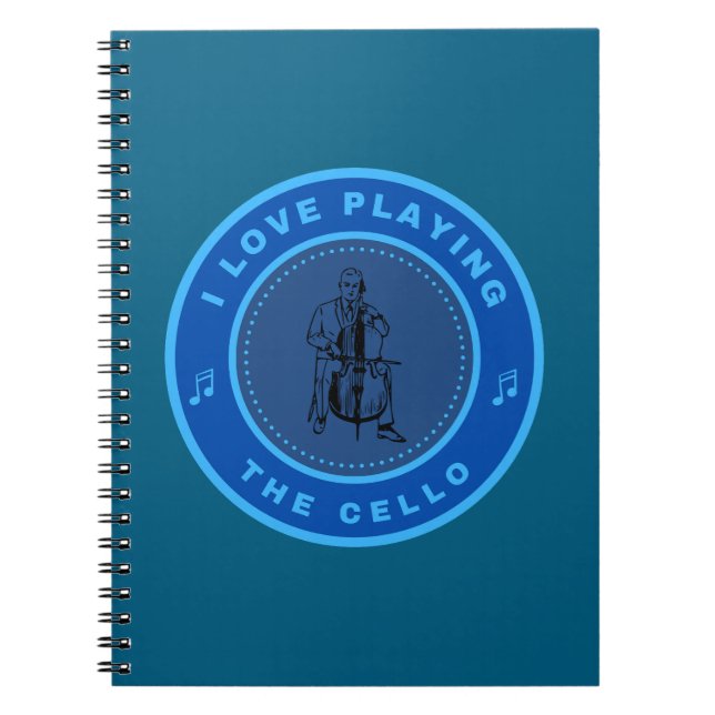 I love playing the Cello Notebook (Front)