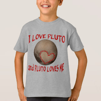 I Love Pluto and Pluto Loves Me T-Shirt
