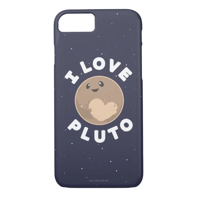 I Love Pluto Case-Mate iPhone Case (Back)
