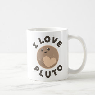 I Love Pluto Coffee Mug