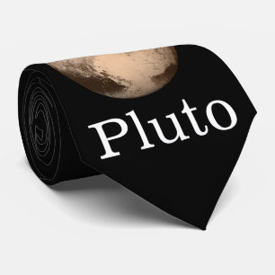 I Love Pluto Heart Tie