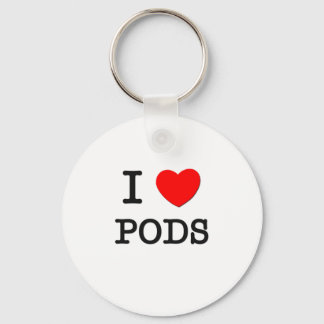 I Love Pods Key Ring