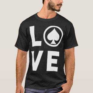 I Love Poker   Funny Cute Poker Player Related Gif T-Shirt