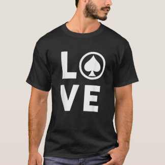 I Love Poker T Shirt Funny Cute Poker Player Relat